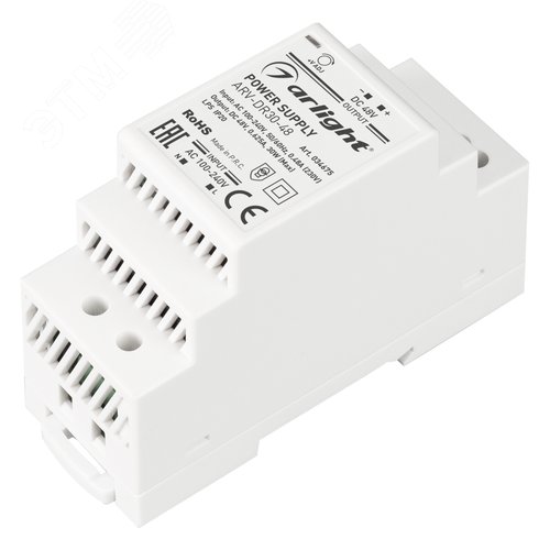 Блок питания ARV-DR30-48 (48V, 0.6A, 30W) ( IP20 DIN-рейка) - Arlight