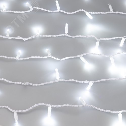 Гирлянда светодиодная декоративная ARD-STRING-CLASSIC-1000-WHITE-100LED-PULSE White 230V, 7W ARDCL, IP65 - фото 2