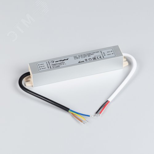 Блок питания ARPV-24020-B (24V, 0.8A, 20W) (ARL, IP67 Металл, 3 года) - фото 3