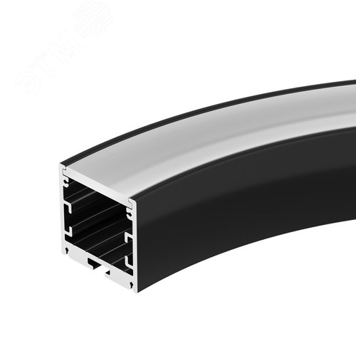 Профиль SL-ARC-3535-D320-A90 BLACK (дуга 1 из 4) (Алюминий) - Arlight