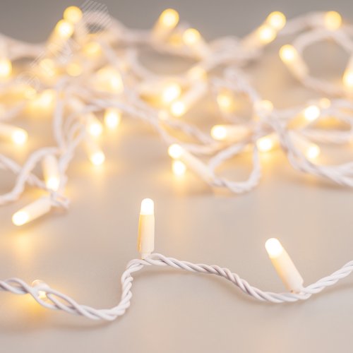 Гирлянда светодиодная декоративная ARD-STRING-CLASSIC-10000-WHITE-100LED-MILK-STD Warm 230V, 7W ARDCL, IP65 - Arlight