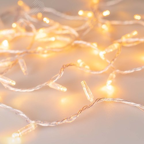 Гирлянда светодиодная декоративная ARD-STRING-CLASSIC-1000-CLEAR-100LED-PULSE Yellow 230V, 7W ARDCL, IP65 - Arlight