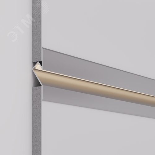 Профиль ARH-DECORE-S12-CAVE-F-2000 ANOD (ARL, Алюминий) 2