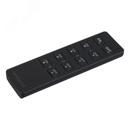 Пульт SMART-R7-DIM 4 зоны, 2.4G ARL, IP20 пластик, 5 лет - Arlight