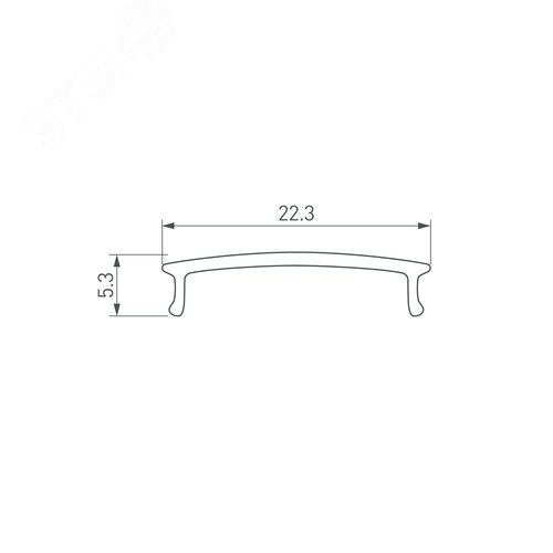 Экран ARH-DECORE-S12 Square Clear (ARL, Пластик) 6