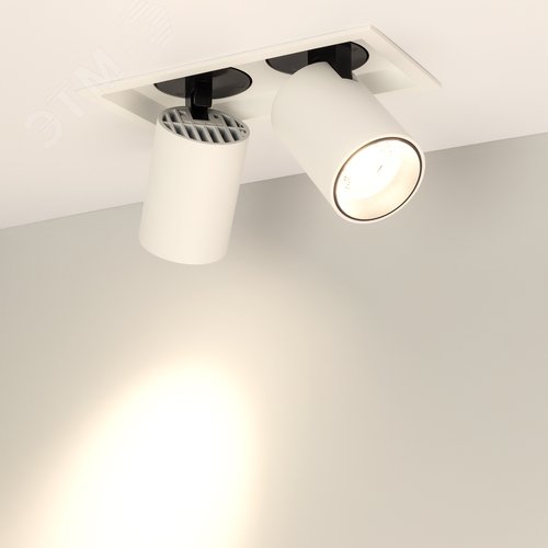 Светильник LTD-PULL-S110x210-2x10W Warm3000 (WH, 24 deg, 230V) (Arlight, IP20 Металл, 5 лет) (031362) - фото 2