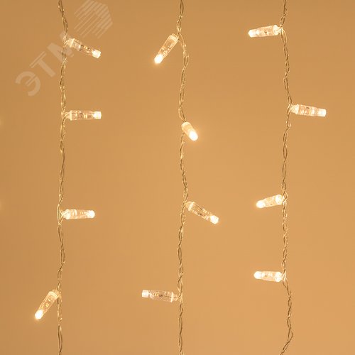 Гирлянда светодиодная декоративная ARD-CURTAIN-CLASSIC-2000x9000-CLEAR-2200 LED Warm 230V, 120W ARDCL, IP65 3