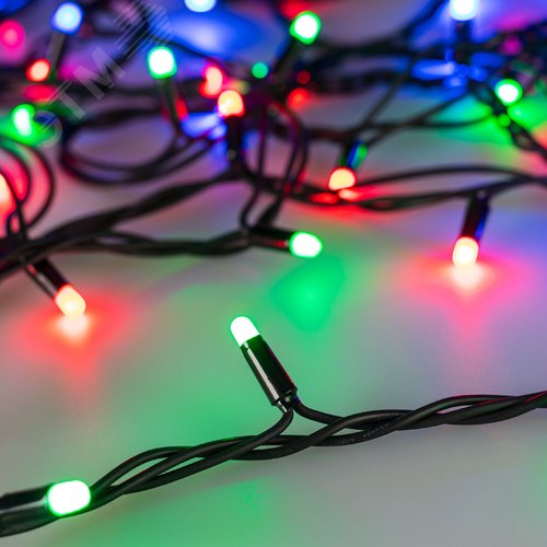 Гирлянда светодиодная декоративная ARD-STRING-PRO-10000-BLACK-95LED-MILK-LIVE RGBW-DMX 24V, 10W ARDCL, IP65 - Arlight