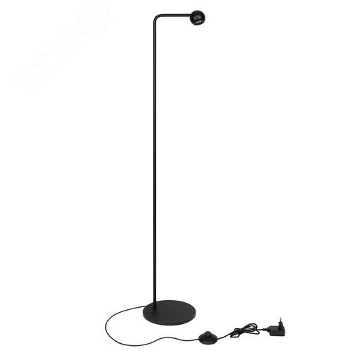 Светильник SP-OTTORI-FLOOR-6W Warm3000 BK 30 deg 230V IP20 металл 3 года - фото 3