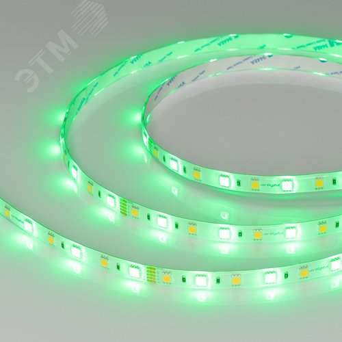 Лента светодиодная 14,4 Вт/м 24В IP65 RGBW 60LED/м RT/RTW-B60-10mm SMD 5060 5 м - фото 2