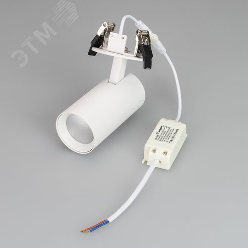 Светильник точечный встраиваемый LGD-LUMOS-R55-9W Warm3000 (WH, 25 deg, 230V) - фото 6