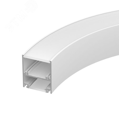 Профиль SL-ARC-5060-D1500-A90 WHITE (дуга 1 из 4) (Алюминий) - Arlight