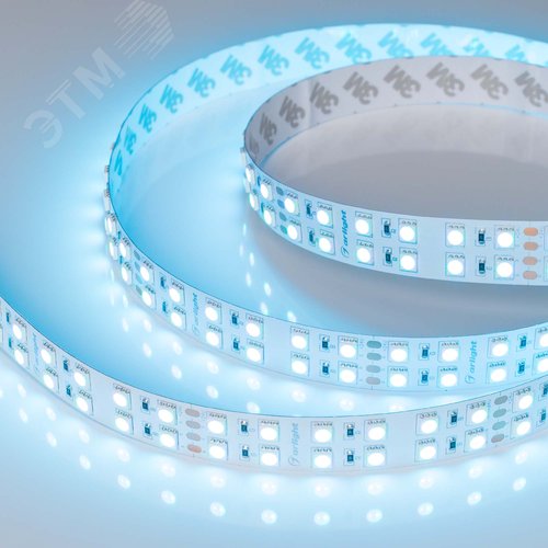 Лента светодиодная 34,4 Вт/м 24В IP20 RGB 144LED/м RT-B144-19mm SMD 5060 5 м - фото 4