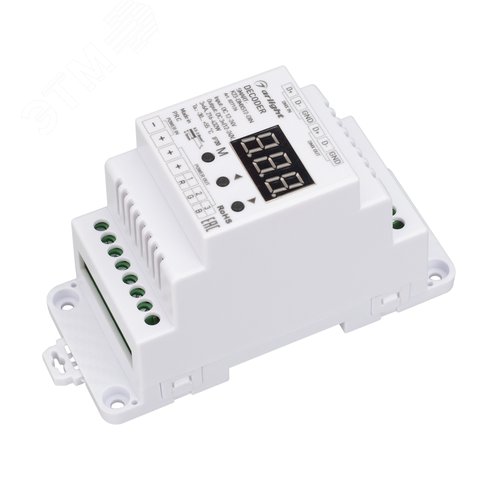 Декодер SMART-K23-DMX512-DIN 12-24 V, 3x6A ARL, IP20, пластик, 5 лет