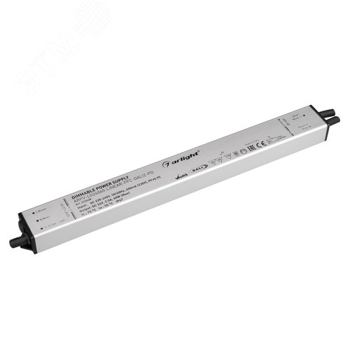 Блок питания ARPV-LG24060-LINEAR-PFC-DALI2-PD (24V, 2.5A, 60W) ( IP67 Металл, 5 лет) - Arlight