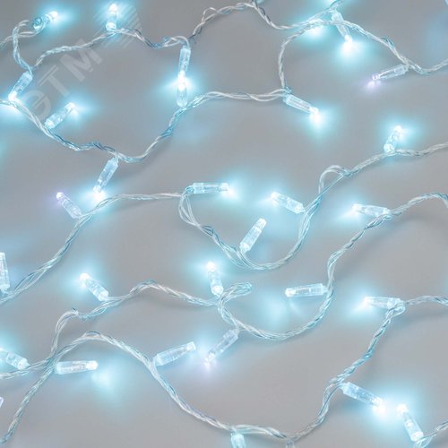 Гирлянда светодиодная декоративная ARD-STRING-CLASSIC-10000-CLEAR-100LED-FLASH Azure 230V, 7W ARDCL, IP65 - фото 2