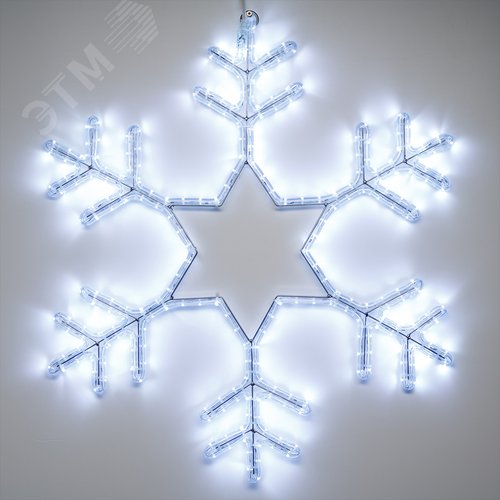 Фигура ARD-SNOWFLAKE-M4-750x750-324LED White 230V, 18W Ardecoled, IP65 - фото 3
