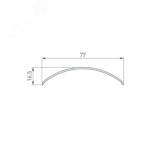 Экран SL-KANT-H16 ROUND OPAL (ARL, Пластик) 6