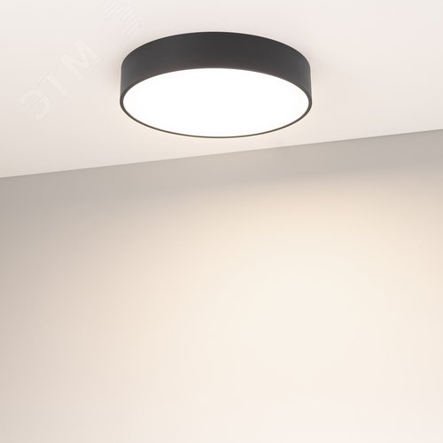 Светильник SP-RONDO-R350-30W Day4000 (BK, 120 deg, 230V) (IP40 металл, 3 года) - фото 2