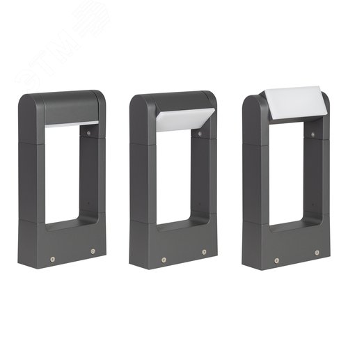 Светильник LGD-PATH-FRAME-ROTARY-H300-6W Warm3000 (GR, 111 deg, 230 В) (ARL, IP65 Металл, 3 года) - фото 4