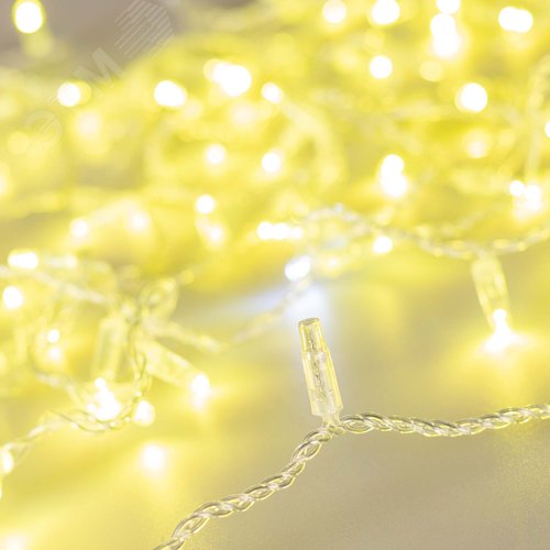 Гирлянда светодиодная декоративная ARD-STRING-CLASSIC-10000-CLEAR-100LED-FLASH Gold 230V, 7W ARDCL, IP65 - Arlight