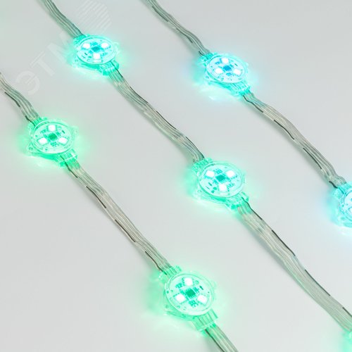 Модуль управляемый VISOR-SPI-5060-3-12V RGB 120deg (D30x16мм, 0.75W, IP68) (Герметичный) - фото 6