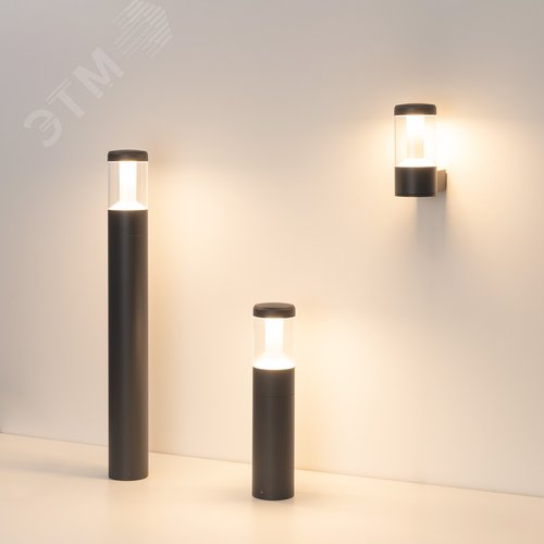 Светильник LGD-STEM-WALL-10W Warm3000 (GR, 185 deg, 230 В) (ARL, IP65 Металл, 3 года) 5