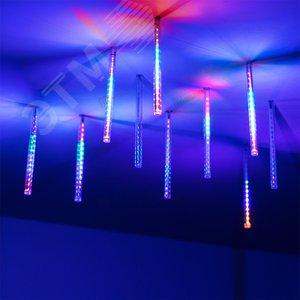 Гирлянда ARD-ICEFALL-CLASSIC-D12-200-10PCS-CLEAR-32LED-LIVE RGB (230V, 10.5W) (ARDCL, IP65) (026045) - Arlight