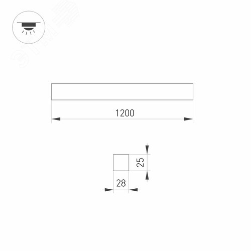 Светильник SNAP-STARLINE-FLAT-S1200-26W Day4000 (WH, 120 deg, 48V) (Arlight, IP40 Металл, 3 года) | 031476 | Arlight - фото 5