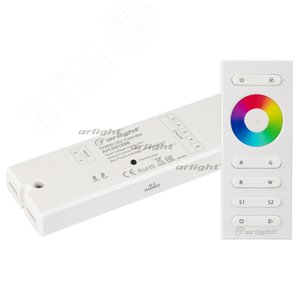 Контроллер SR-2839W White (12-24 В,240-480 Вт,RGBW,ПДУ сенсор)) (ARL, IP20 Пластик, 1 год) (021096) - Arlight
