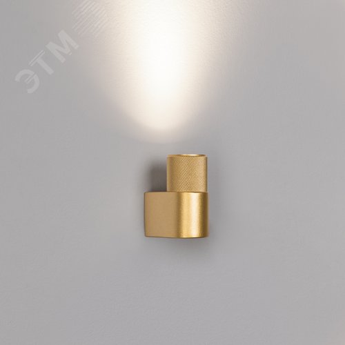 Светильник SP-SPICY-WALL-MINI-S60x39-3W Day4000 (GD, 40 deg, 230V) (IP20 металл, 3 года) - фото 3