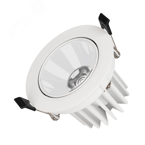 Светильник MS-FORECAST-BUILT-TURN-R102-12W Day4000 (WH-WH, 32 deg, 230V) (IP20 металл, 5 лет) - Arlight