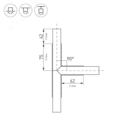 Блок питания ARPV-12015-B (12V, 1.3A, 15W) (ARL, IP67 Металл, 3 года) 8