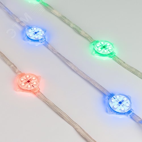 Модуль управляемый VISOR-SPI-5060-6-24V RGB 120deg (D40x12мм, 1.5W, IP68) (Герметичный) - Arlight