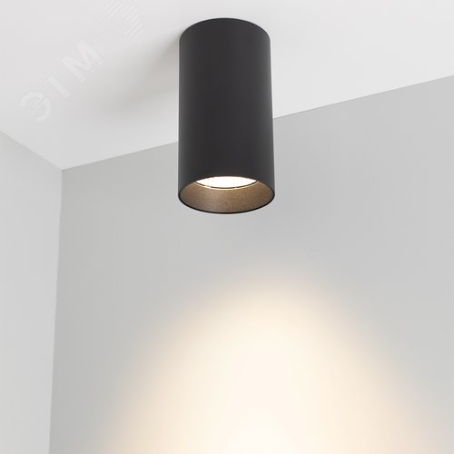 Светильник накладной SP-POLO-R85-1-15W Warm White 40deg Black Black Ring IP20 металл 3 года - фото 11