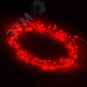 Светодиодная нить WR-5000-12V-Red (1608, 100LED) (ARL, IP65) (018123) - Arlight