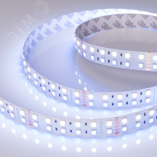 Лента светодиодная 32 Вт/м 24В RGBW 6000K IP20 144LED/м RT-B144-19mm SMD 5060 5 м - фото 7