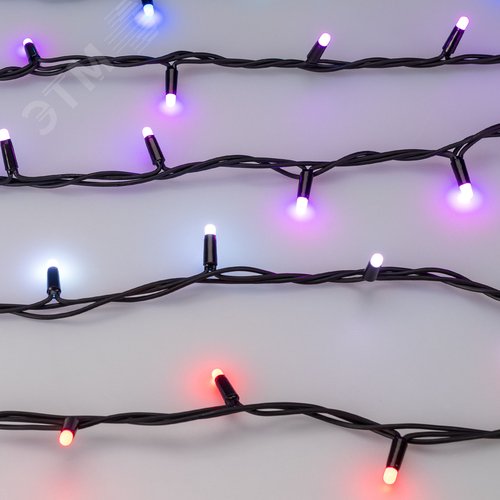 Гирлянда светодиодная декоративная ARD-STRING-PRO-10000-BLACK-95LED-MILK-LIVE RGBW-DMX 24V, 10W ARDCL, IP65 - фото 5