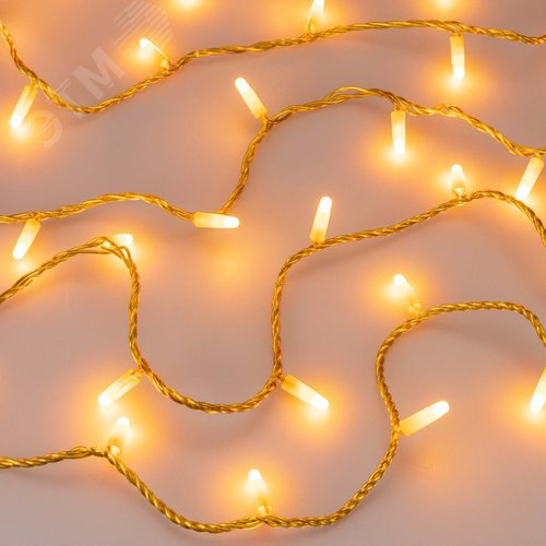 Гирлянда светодиодная декоративная ARD-STRING-CLASSIC-10000-YELLOW-100LED-MILK-STD Yellow 230V, 7W ARDCL, IP65 - фото 2