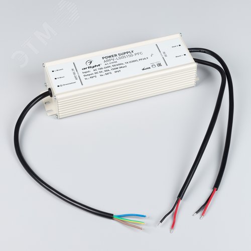 Блок питания ARPV-LG05150-PFC (5V, 30.0A, 150W) (ARL, IP67 Металл, 5 лет) 3