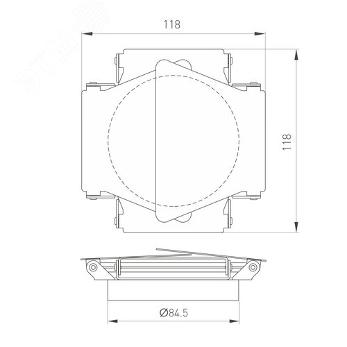 Угол S2-LINE-5470-L90W внешний (ARL, Металл) 9