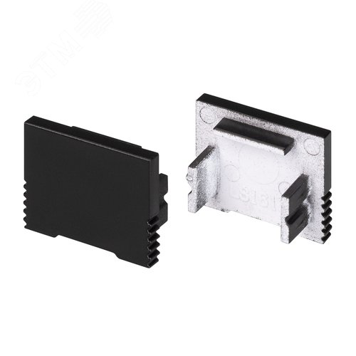 Заглушка SL-SLIM-H13M BLACK глухая (пластик) - Arlight