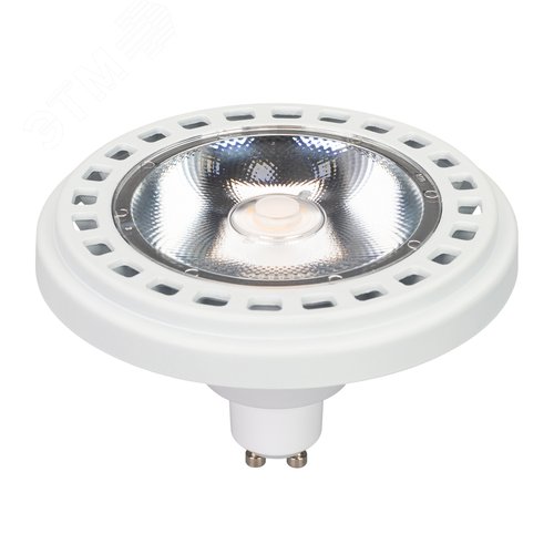 Лампа AR111-UNIT-GU10-15W-DIM Warm3000 (WH, 24 deg, 230V) (ARL, Металл)