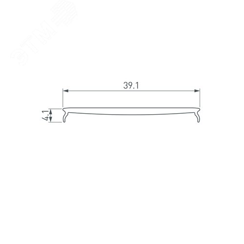 Линейка SL-ARC-D3000-A23-11.6W 24V White6000 (590мм, дуга 1 из 16) (, Открытый) 9