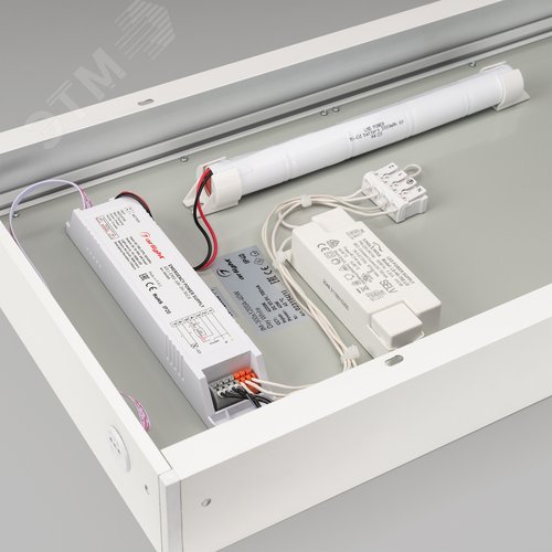 Панель IM-EMERGENCY-1.5H-S300x1200-45W Day4000 (WH, 120 deg, 230V) (Arlight, IP40 Металл, 2 года) | 034939 | Arlight - фото 2