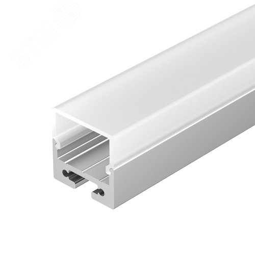Профиль с экраном SL-LINE-2011M-2500 ANOD+OPAL SQUARE (ARL, Алюминий) - Arlight
