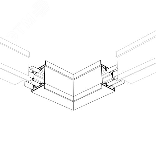 Угол S2-LINIA55-F-L90N внутренний (ARL, Металл) 2