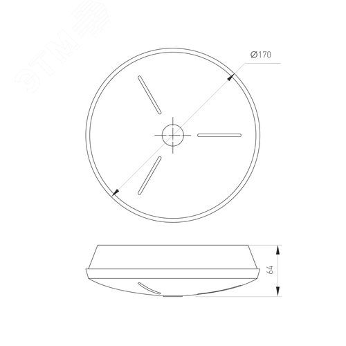 Светильник SP-TOR-RING-HANG-R600-42W Warm3000 (BK, 120 deg) (ARL, IP20 Металл, 3 года) (023395(1)) - фото 2
