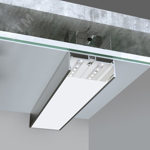 Профиль с экраном SL-LINE-7532-2000 ANOD (ARL, Алюминий) 3