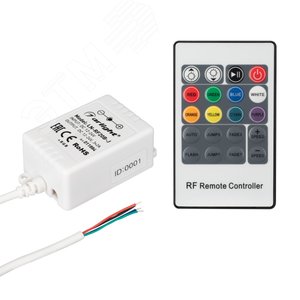 Контроллер LN-RF20B-J (12V, 72W, ПДУ 20кн) (ARL, IP20 Пластик, 1 год) (011884) - Arlight